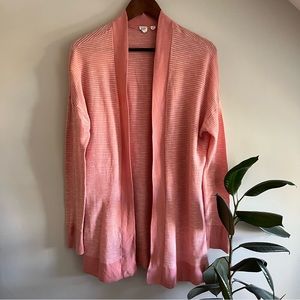 Gap Long Sleeve Cardigan | Pink | Medium